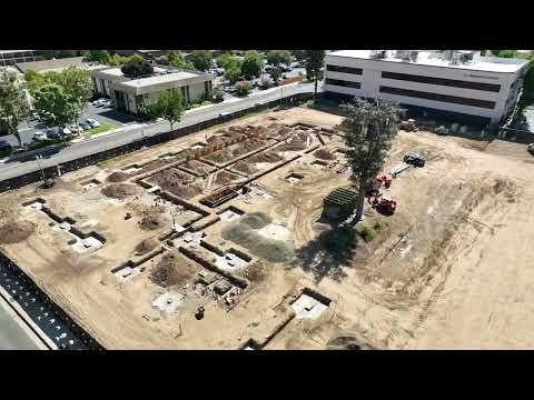 Replacement Headquarters Project Aerial View Video