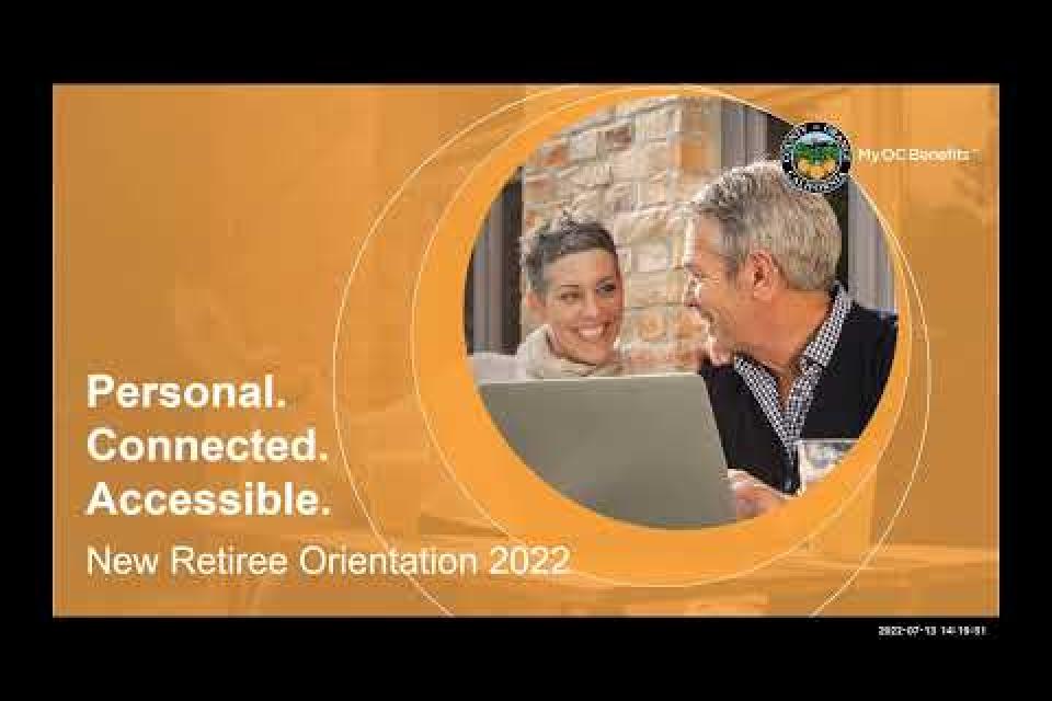2022 County of Orange Retiree Medical Benefits